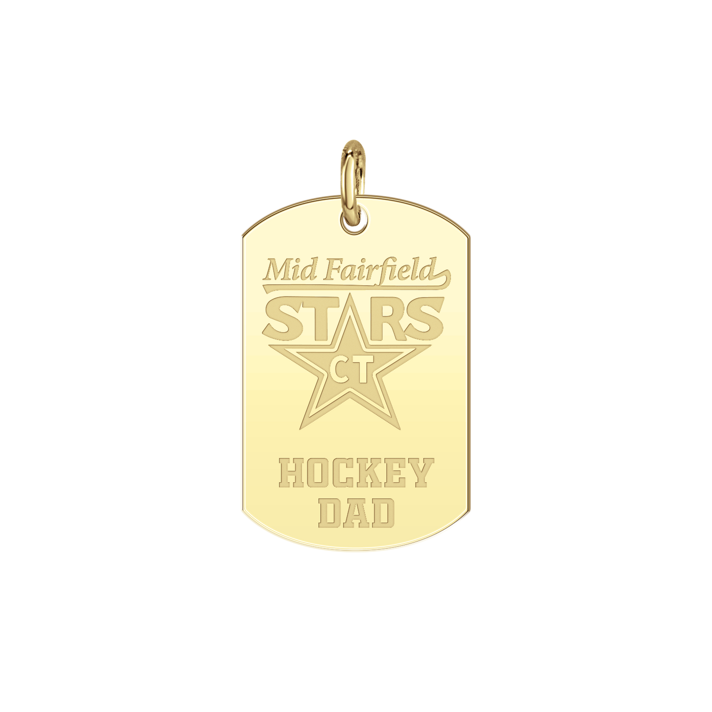 Mid Fairfield Stars Hockey Dad Tag