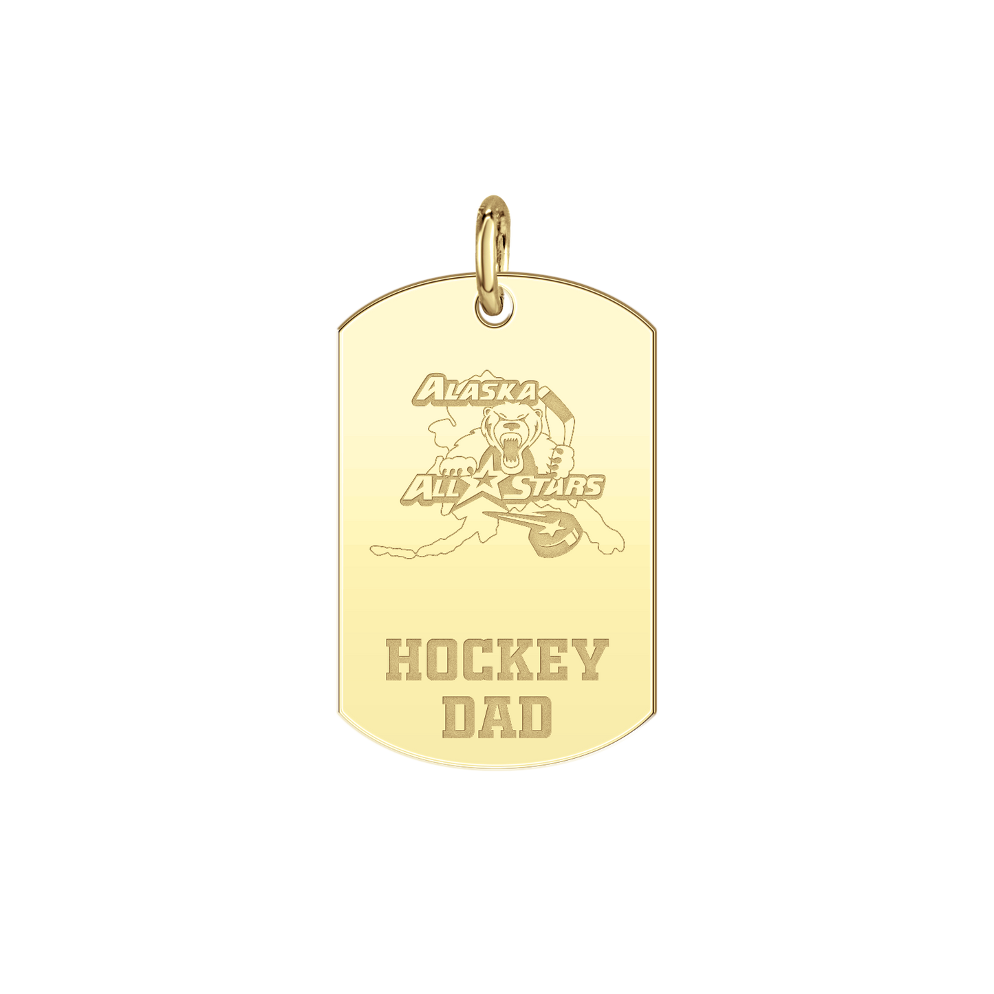 Alaska All Stars Hockey Dad Tag