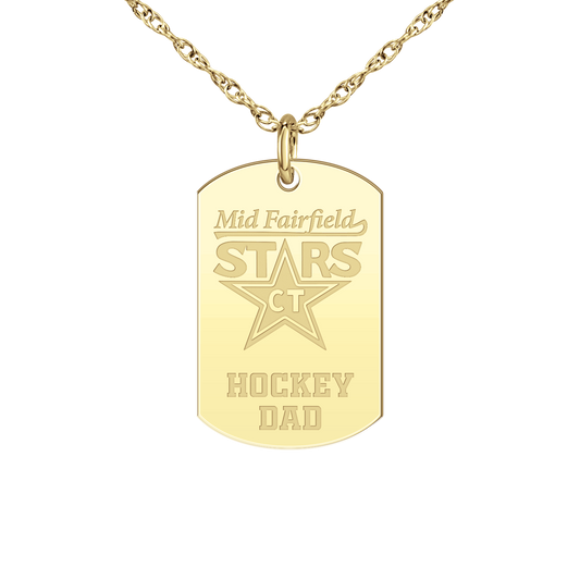 Mid Fairfield Stars Hockey Dad Tag