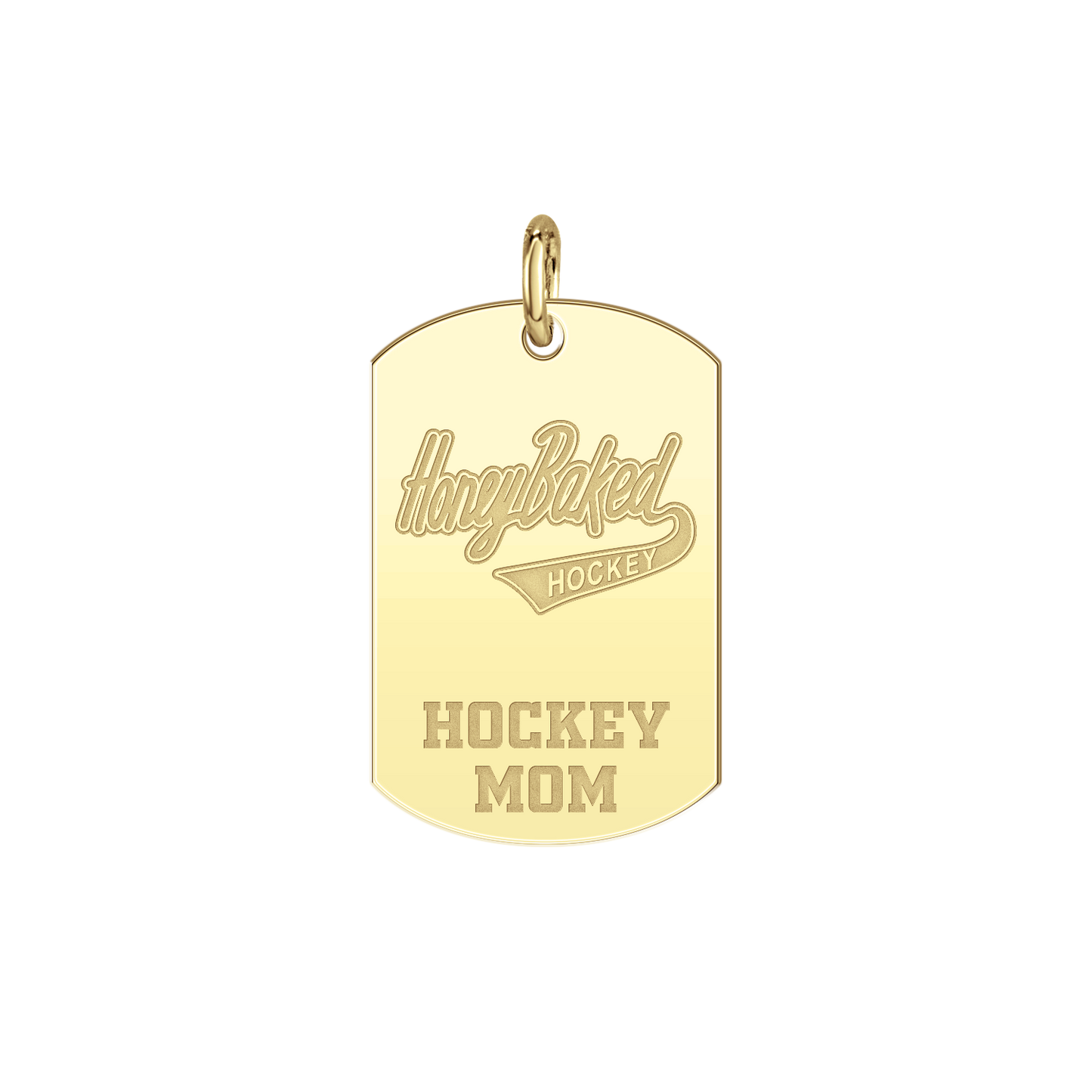 Honey Baked Hockey Hockey Mom Tag