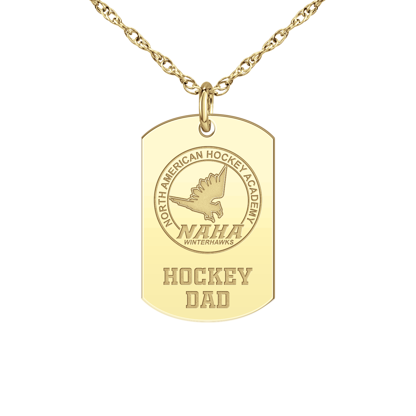 NAHA Hockey Dad Tag