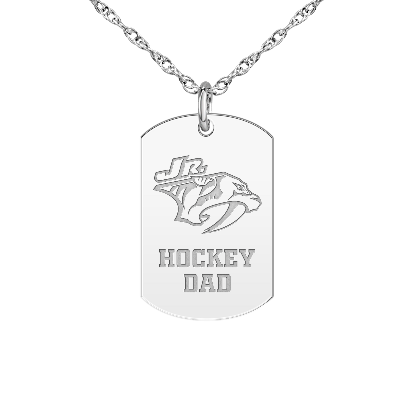 Nashville Jr Predators Hockey Dad Tag