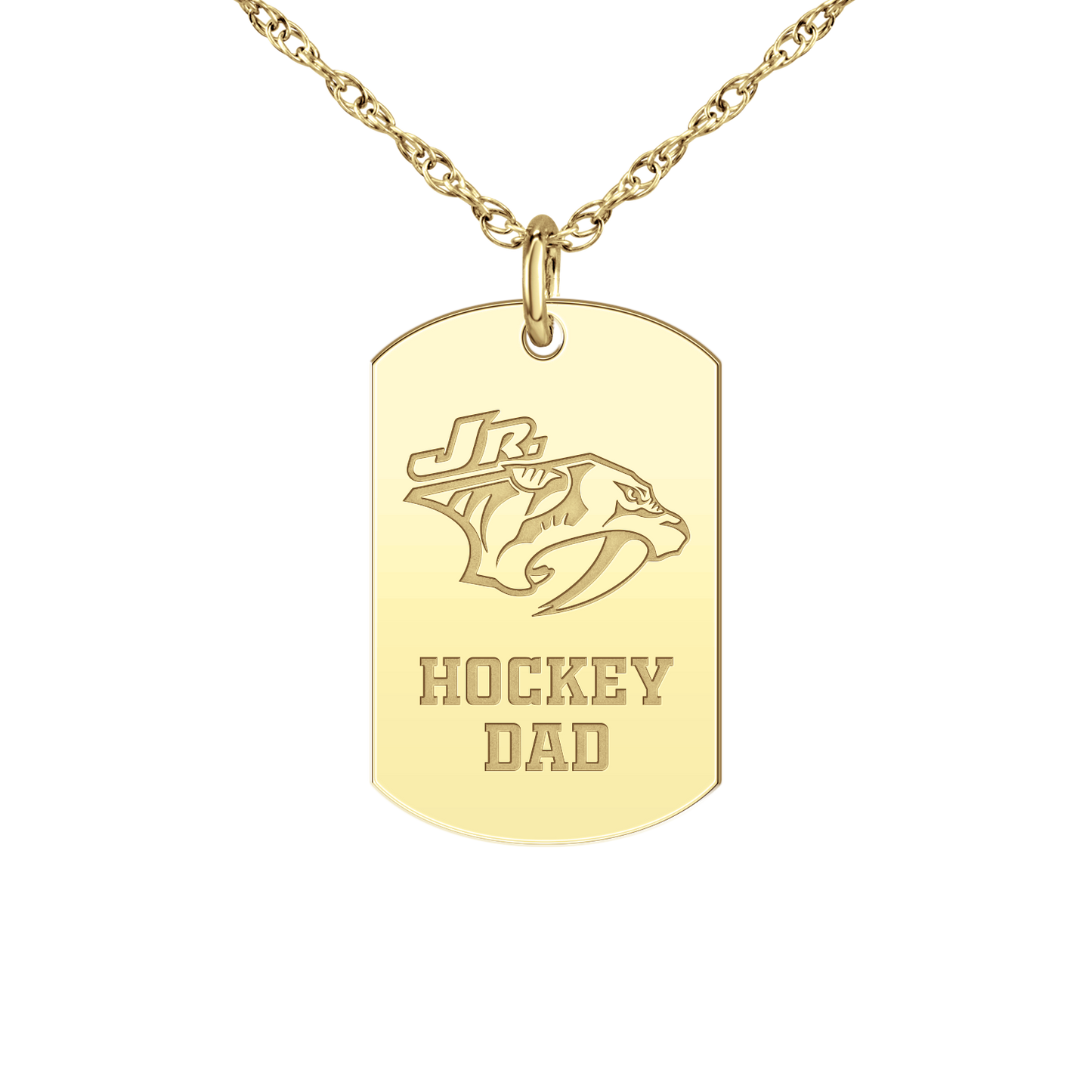 Nashville Jr Predators Hockey Dad Tag