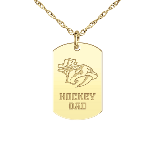 Nashville Jr Predators Hockey Dad Tag