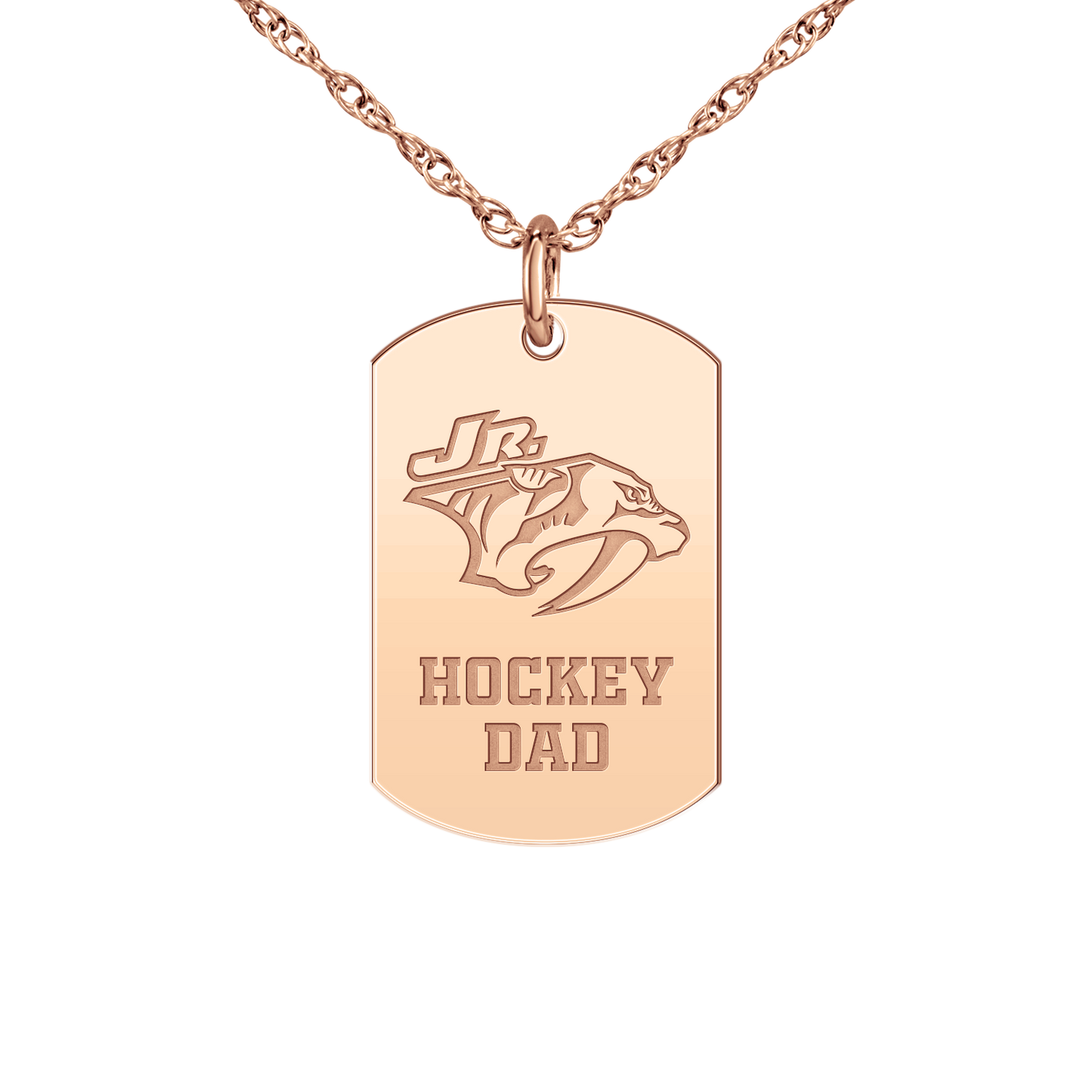 Nashville Jr Predators Hockey Dad Tag