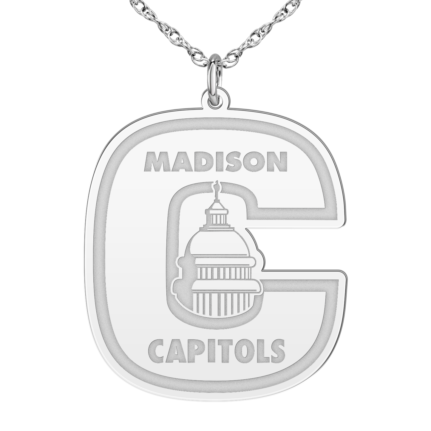Madison Capitols Youth Hockey XL Logo Pendant