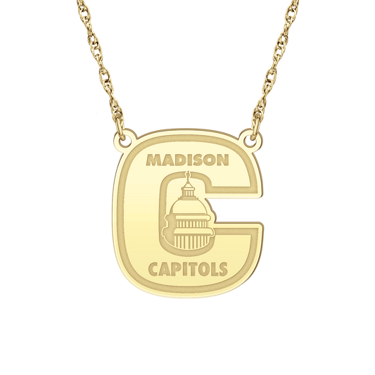 Madison Capitols Youth Hockey Signature Logo Necklace