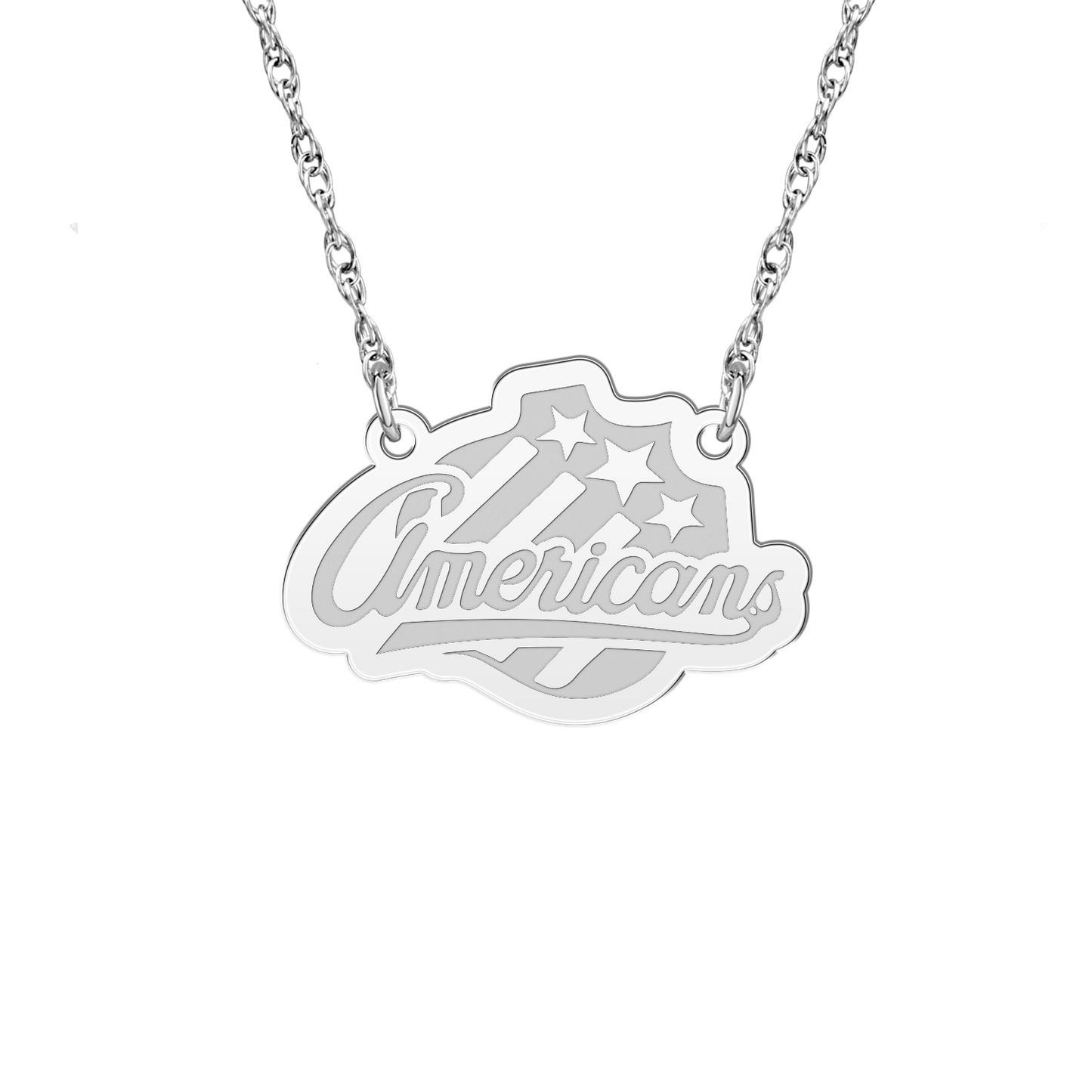 Rochester Jr. Americans Signature Logo Necklace