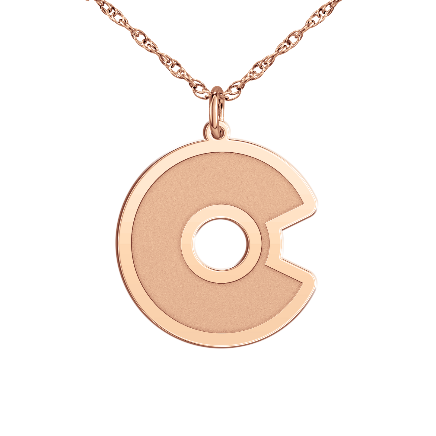 Team Colorado Pierced Signature Logo Necklace