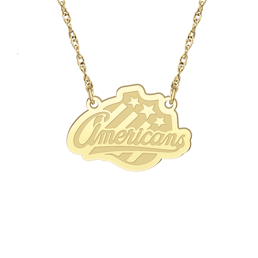 Rochester Jr. Americans Signature Logo Necklace