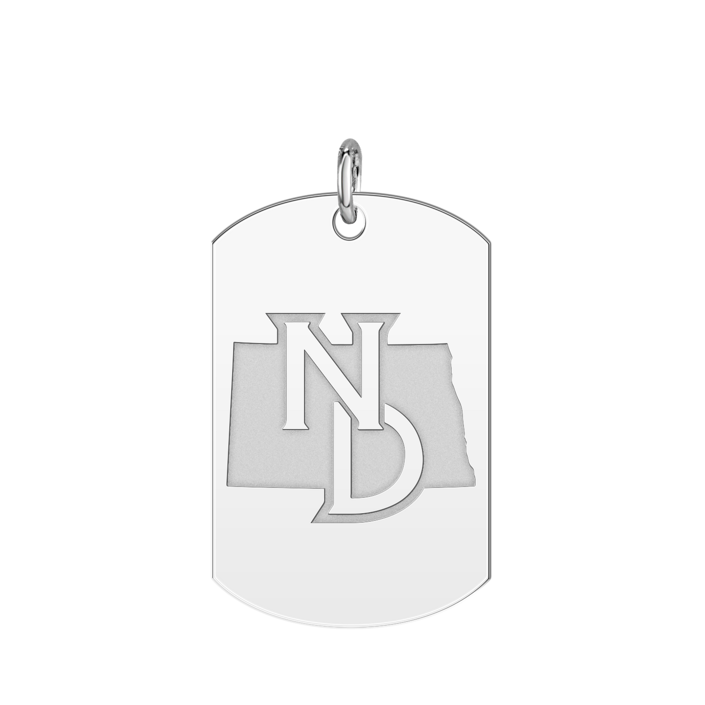 North Dakota Logo Tag Large