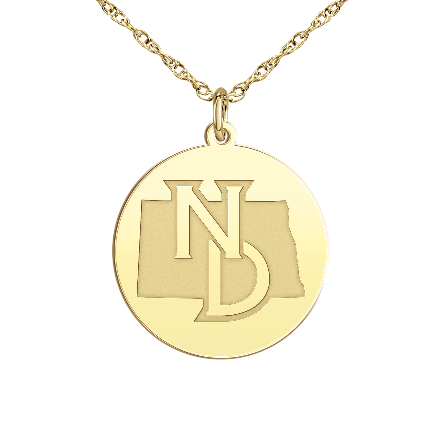 North Dakota Logo Disc Small