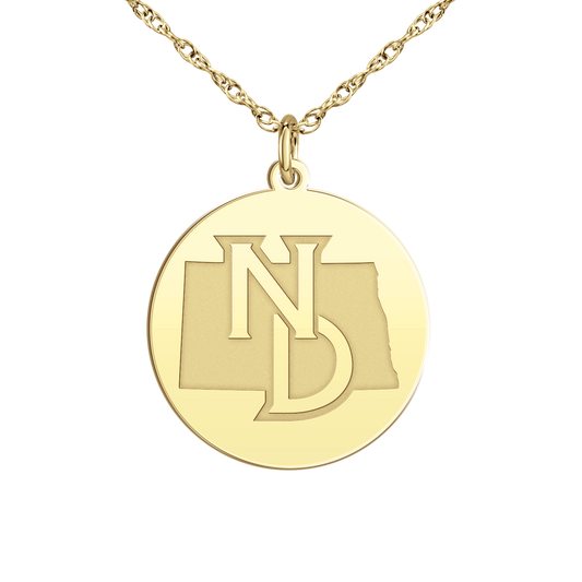 North Dakota Logo Disc Small