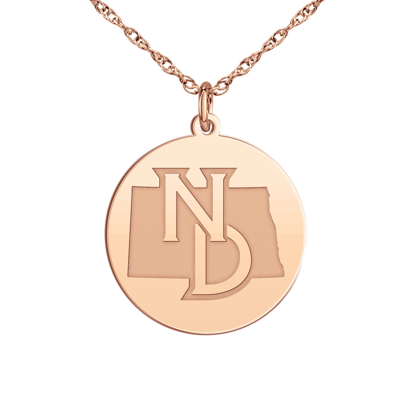 North Dakota Logo Disc Small