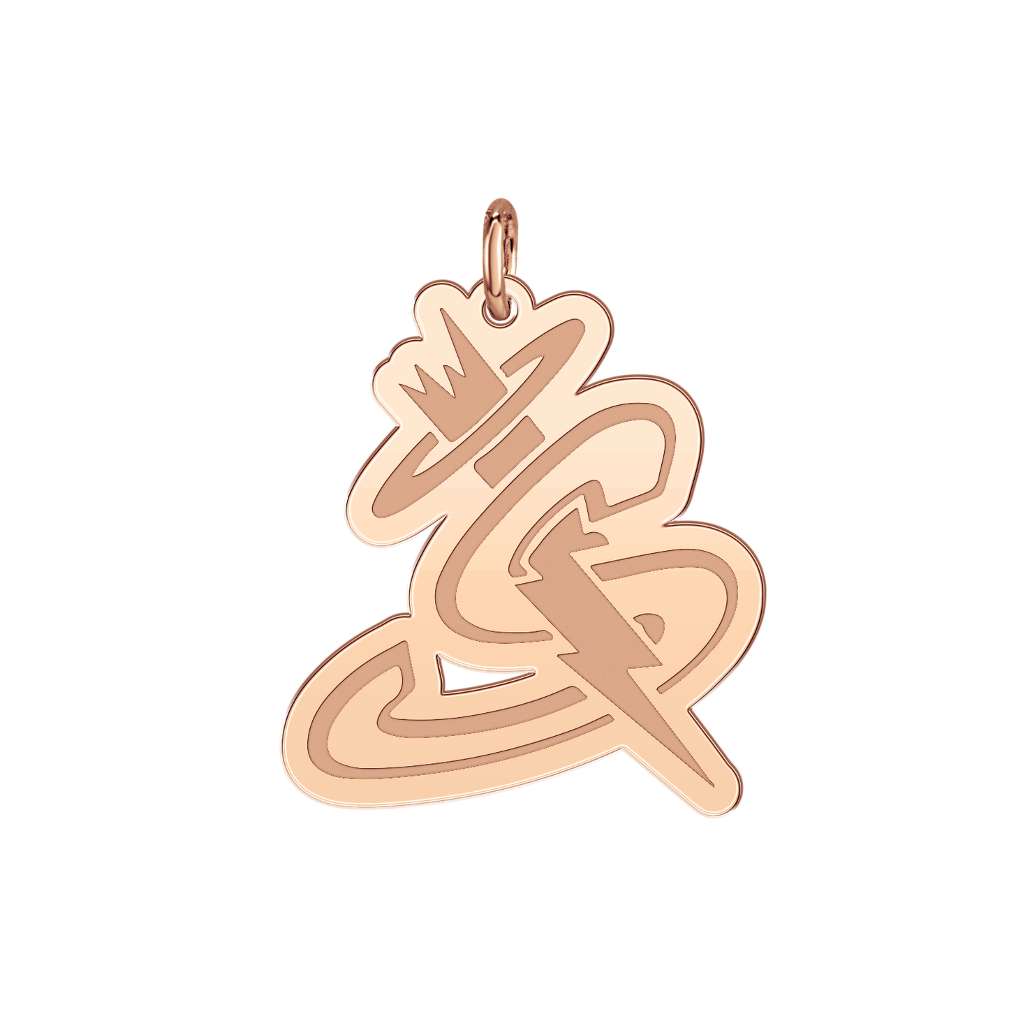 Saints Hockey Club Name Logo Pendant