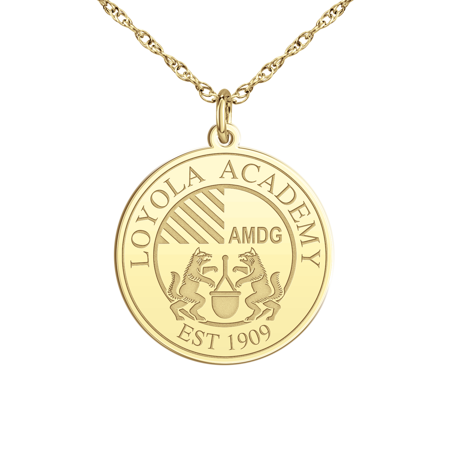 Loyola Academy Seal Disc Small