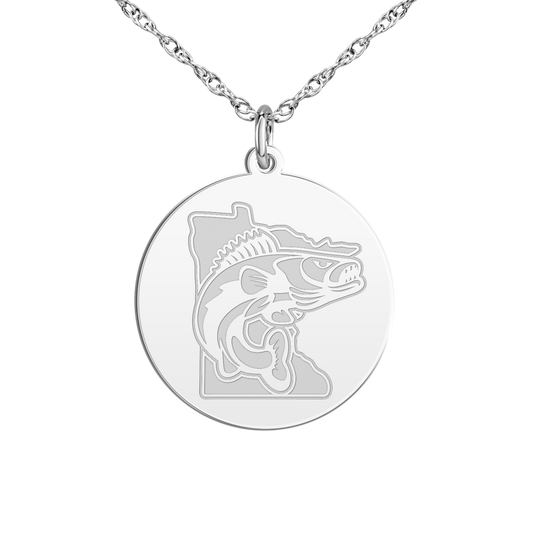 Minnesota Walleye Signature Disc Small