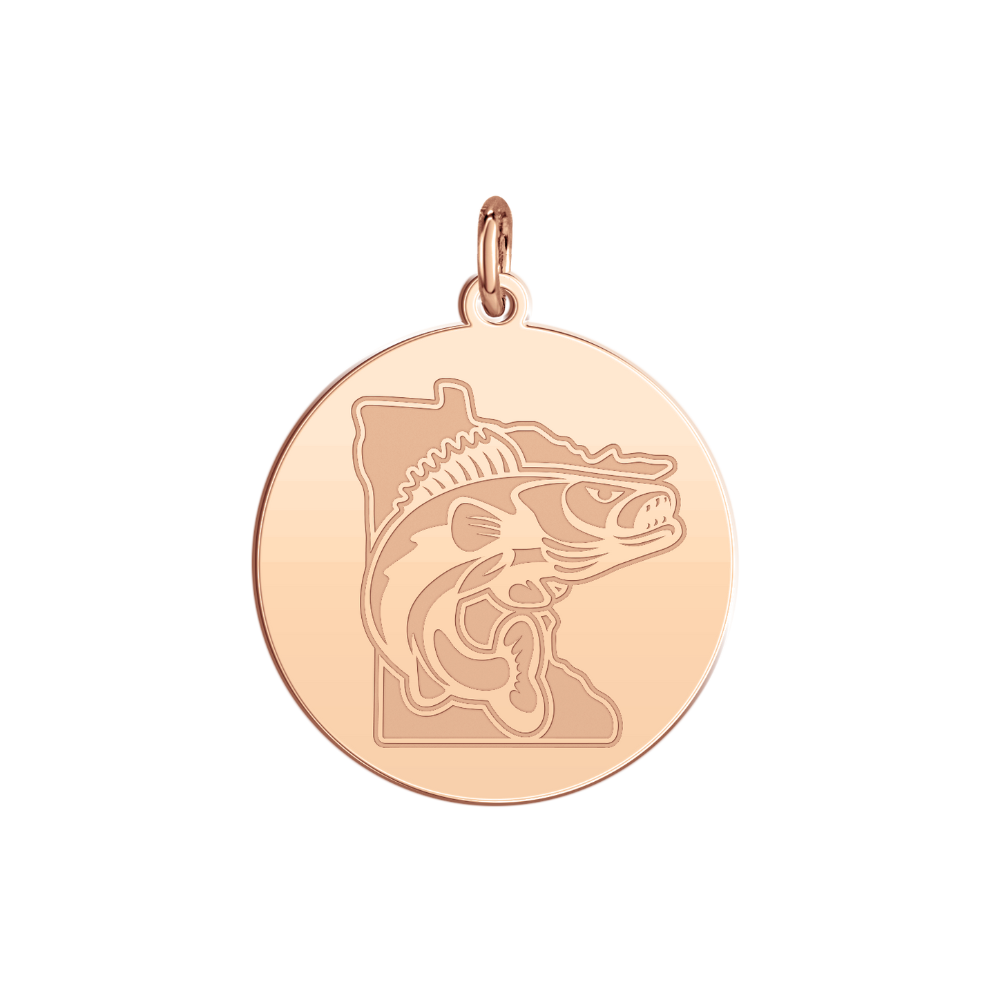 Minnesota Walleye Signature Disc Small