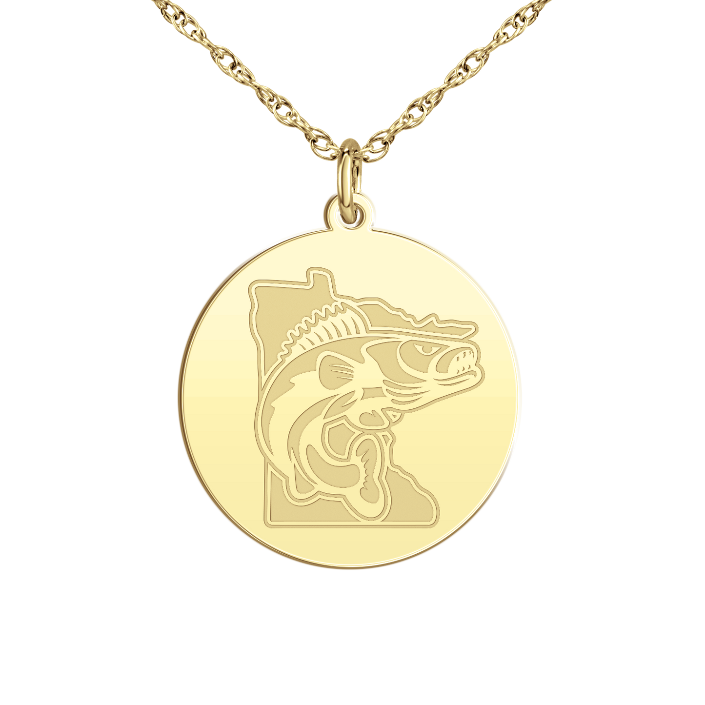 Minnesota Walleye Signature Disc Small