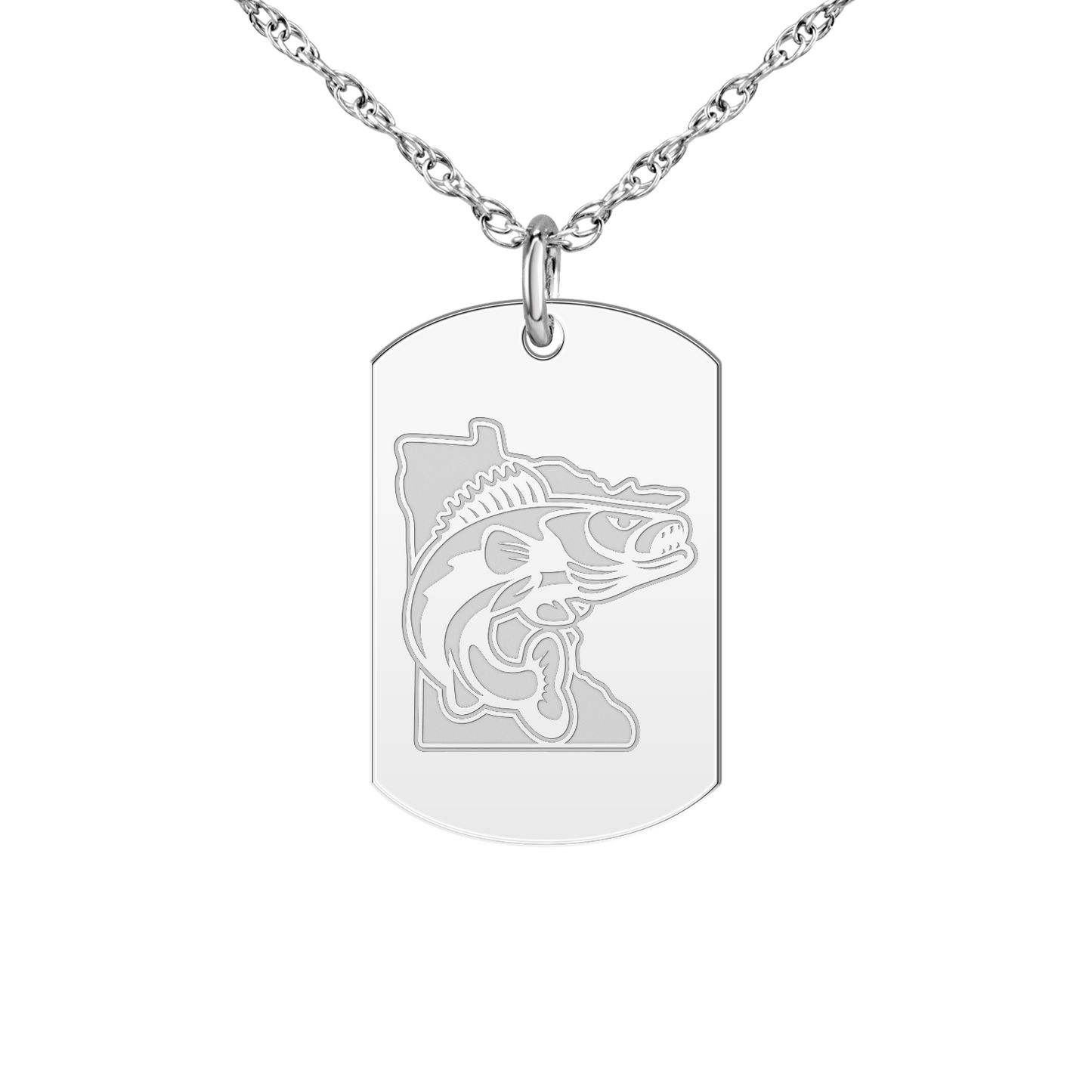 Minnesota Walleye Signature Tag Small