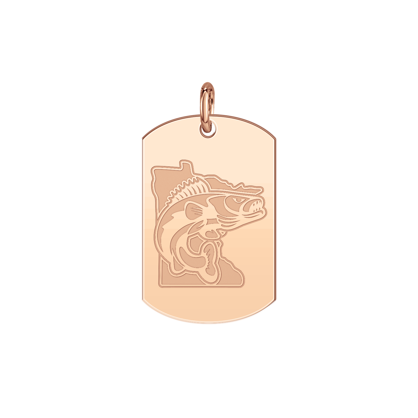 Minnesota Walleye Signature Tag Small