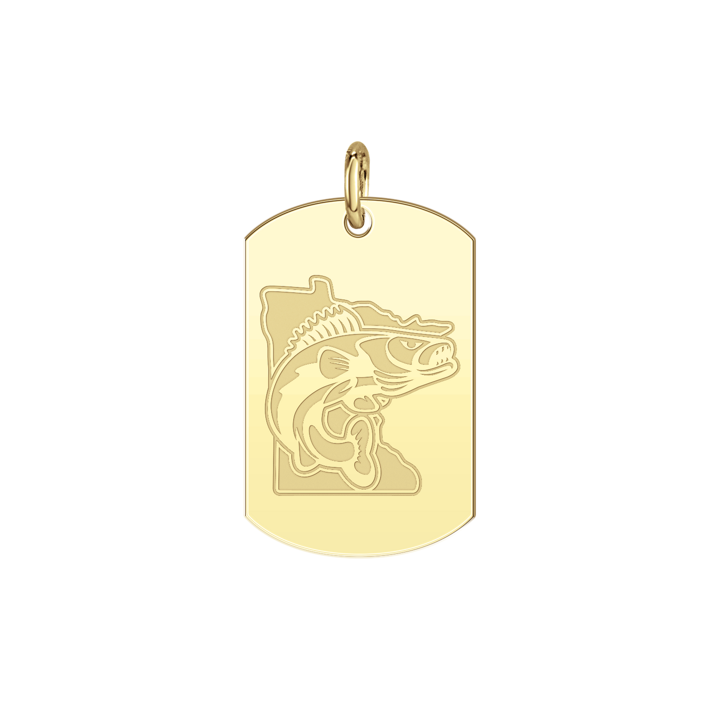 Minnesota Walleye Signature Tag Small