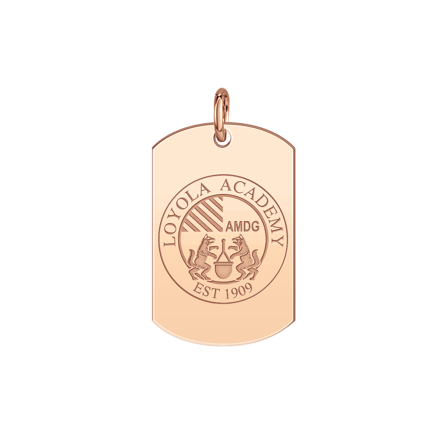 Loyola Academy Seal Tag Small