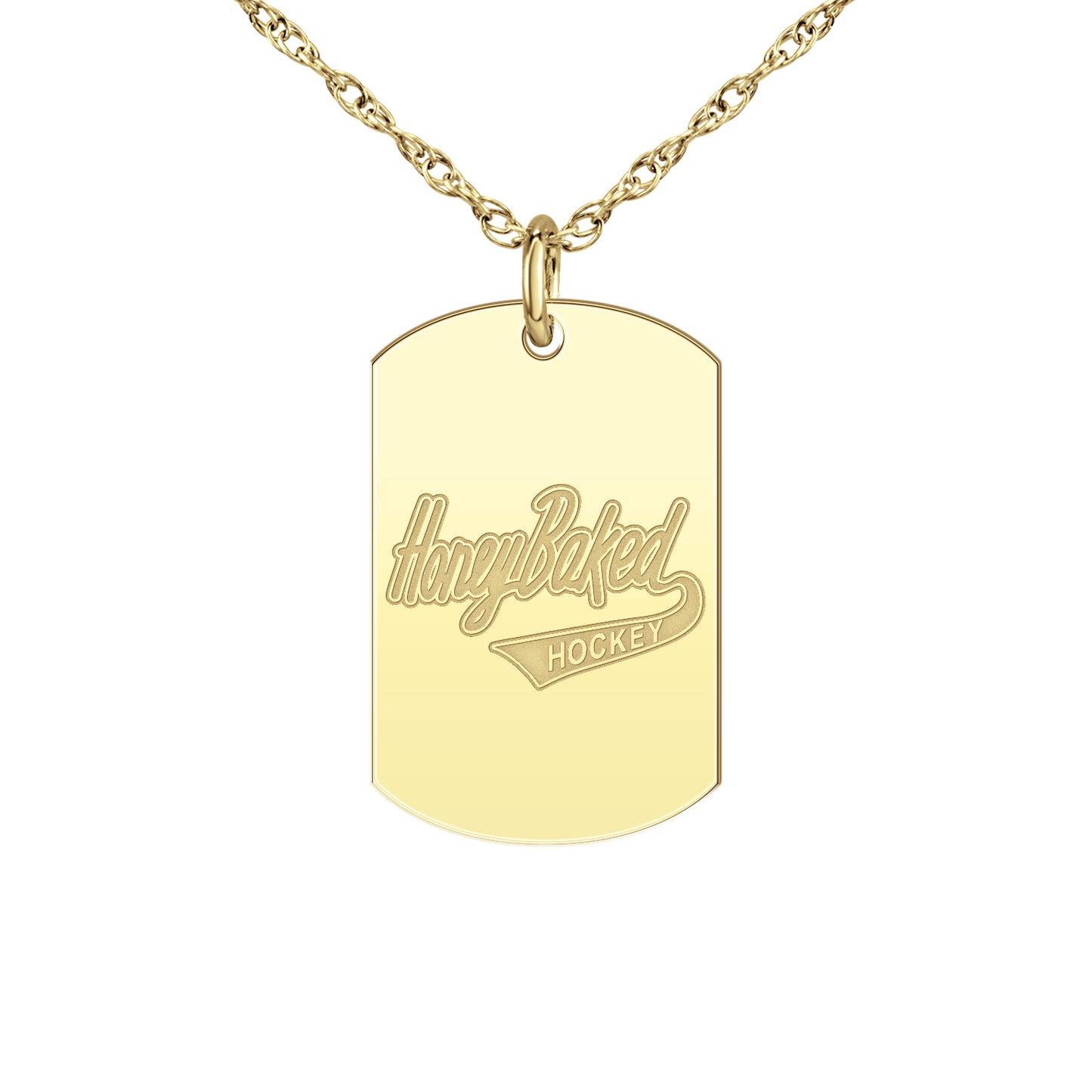 Honey Baked Hockey Signature Tag Small