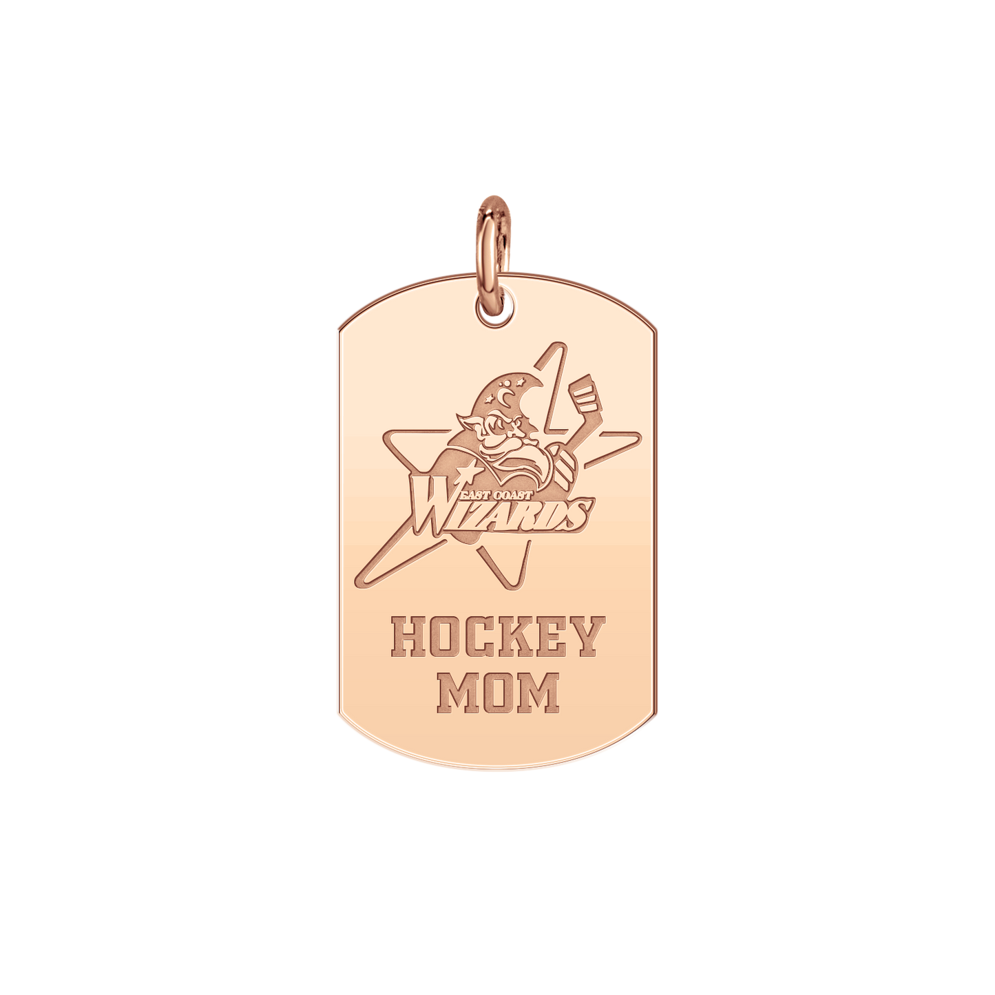 East Coast Wizards Hockey Mom Tag