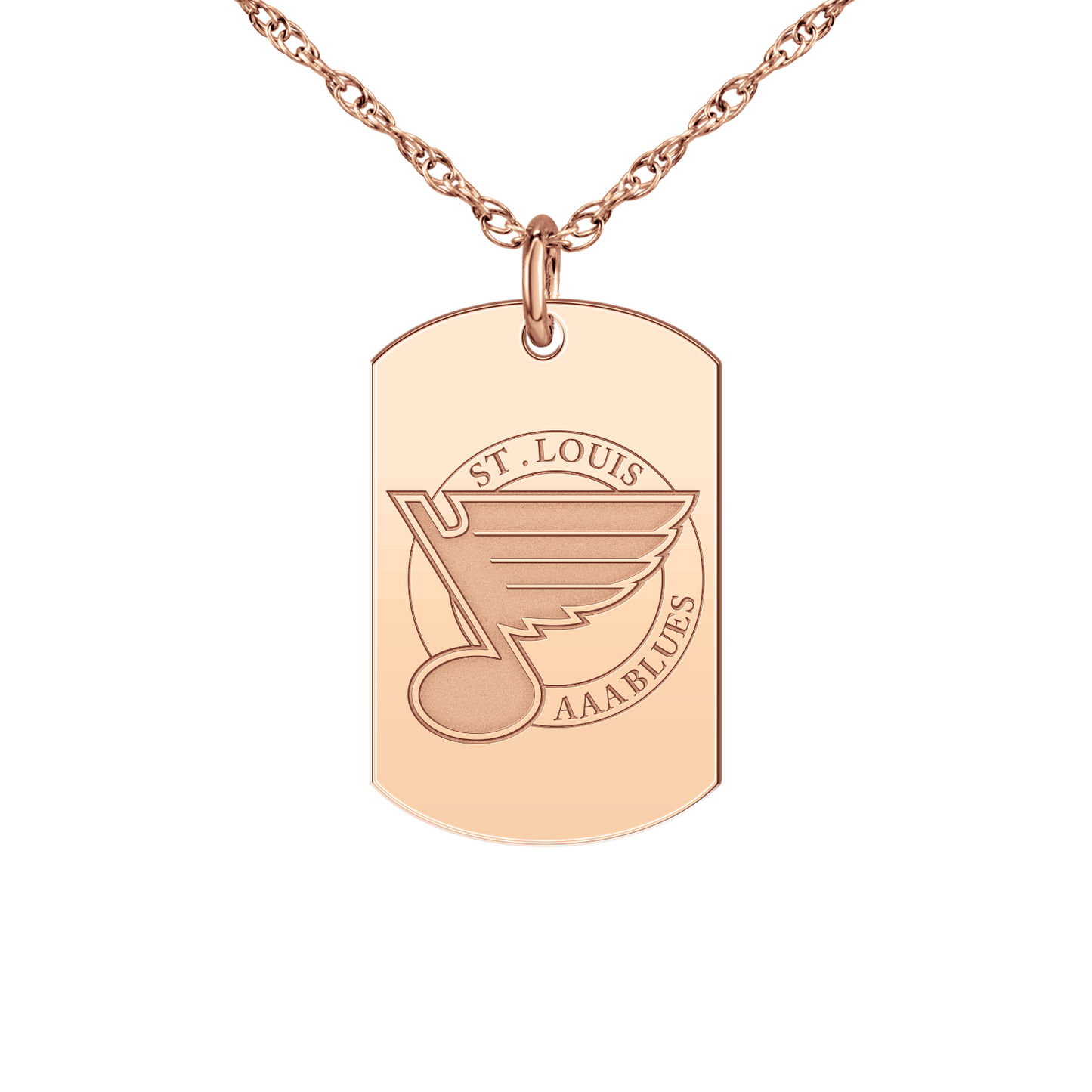 St. Louis AAA Blues Logo Tag Small