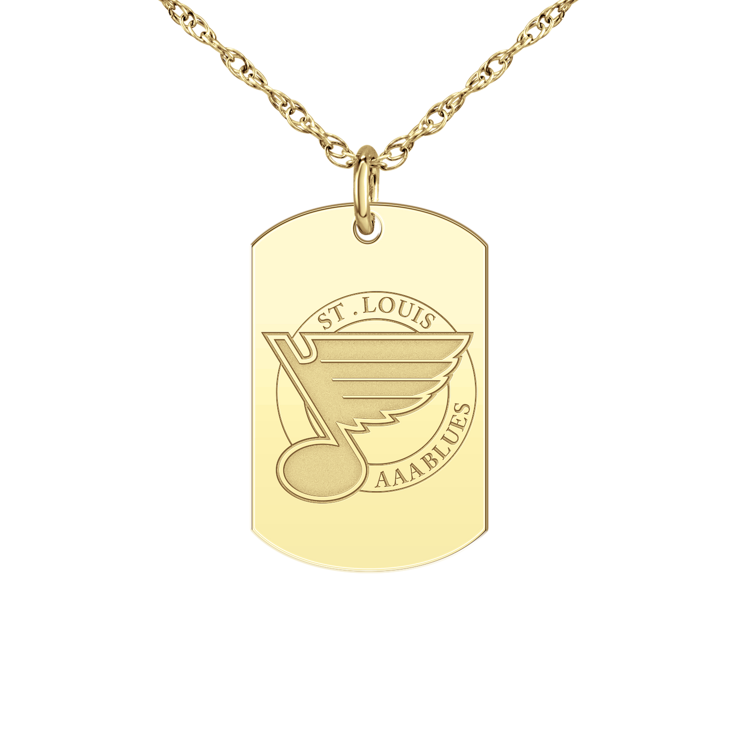 St. Louis AAA Blues Logo Tag Small