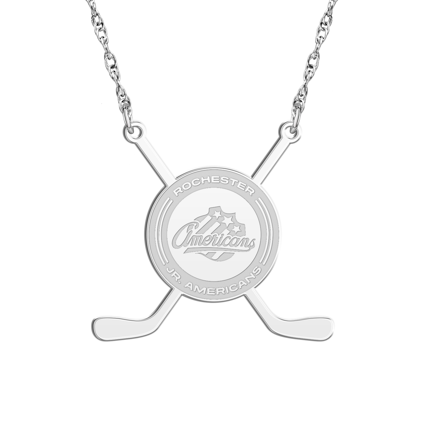 Rochester Jr. Americans Sticks Necklace