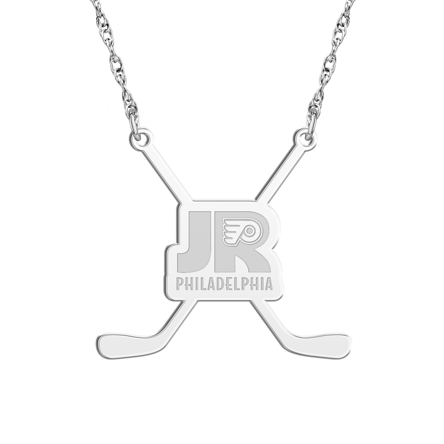 Philadelphia Jr Flyers Sticks Necklace