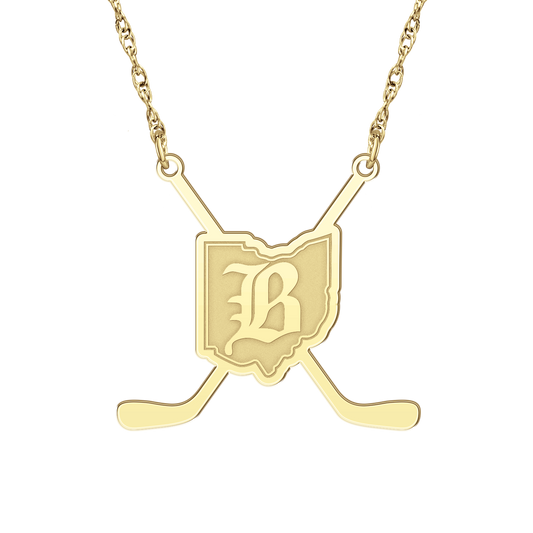 Cleveland Barons Sticks Necklace
