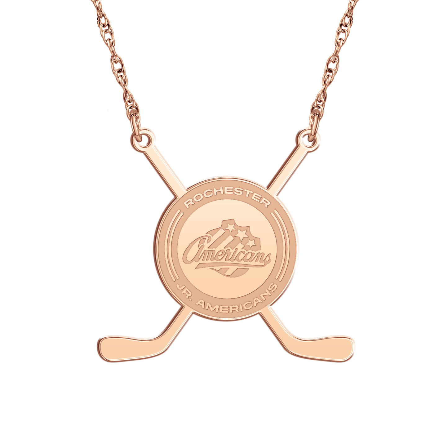 Rochester Jr. Americans Sticks Necklace