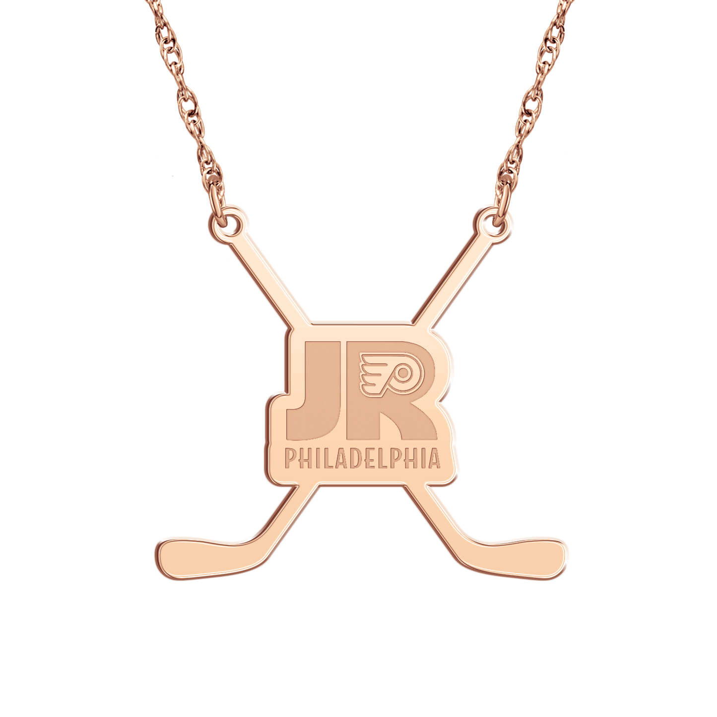 Philadelphia Jr Flyers Sticks Necklace