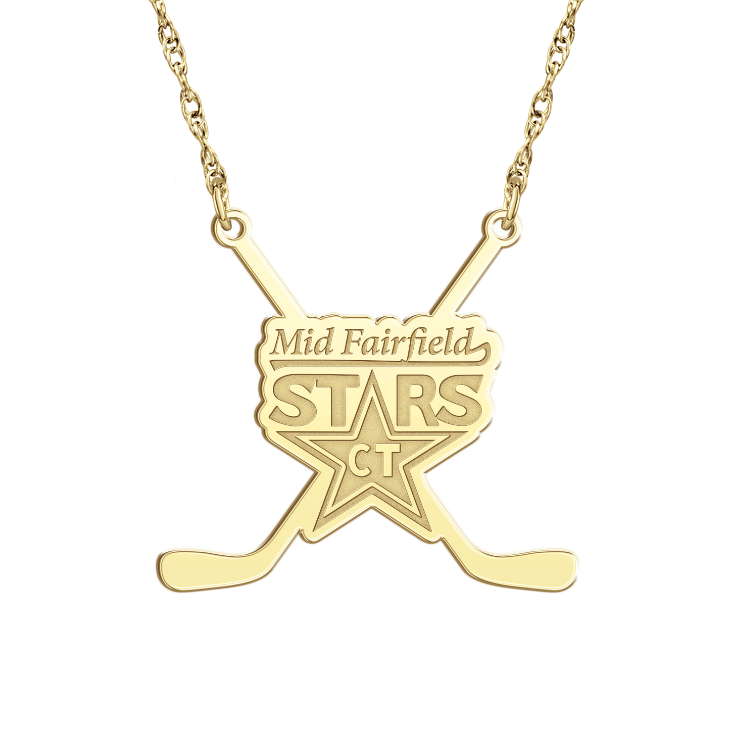 Mid Fairfield Stars Sticks Necklace