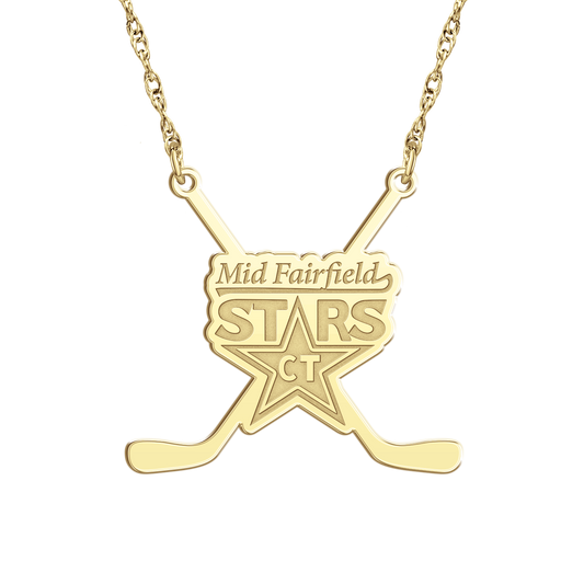 Mid Fairfield Stars Sticks Necklace