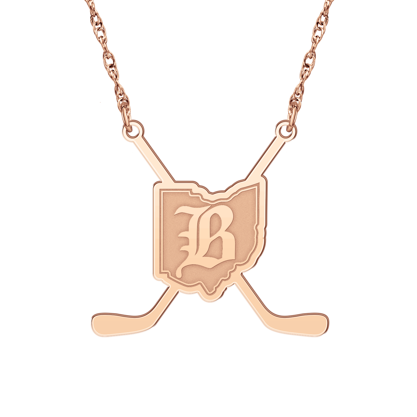Cleveland Barons Sticks Necklace