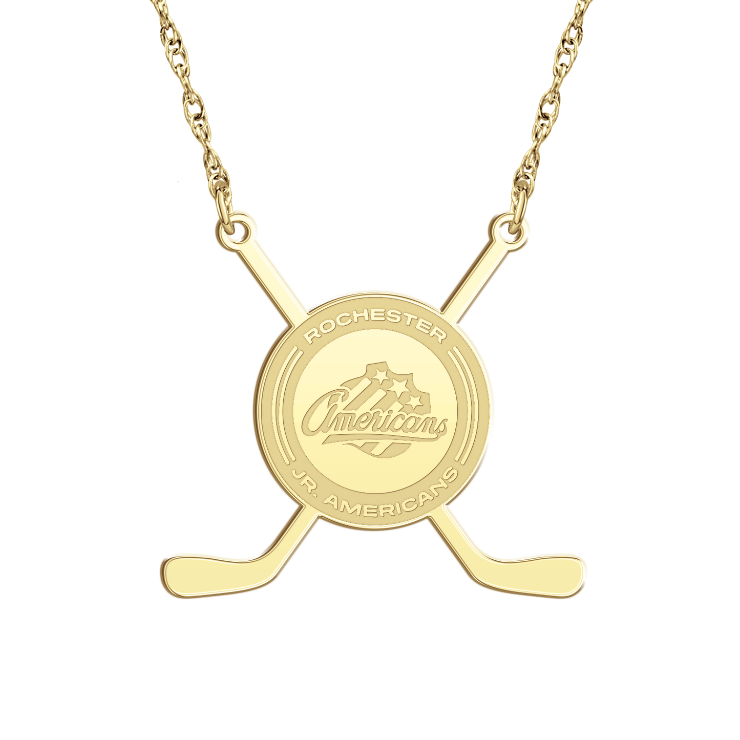 Rochester Jr. Americans Sticks Necklace