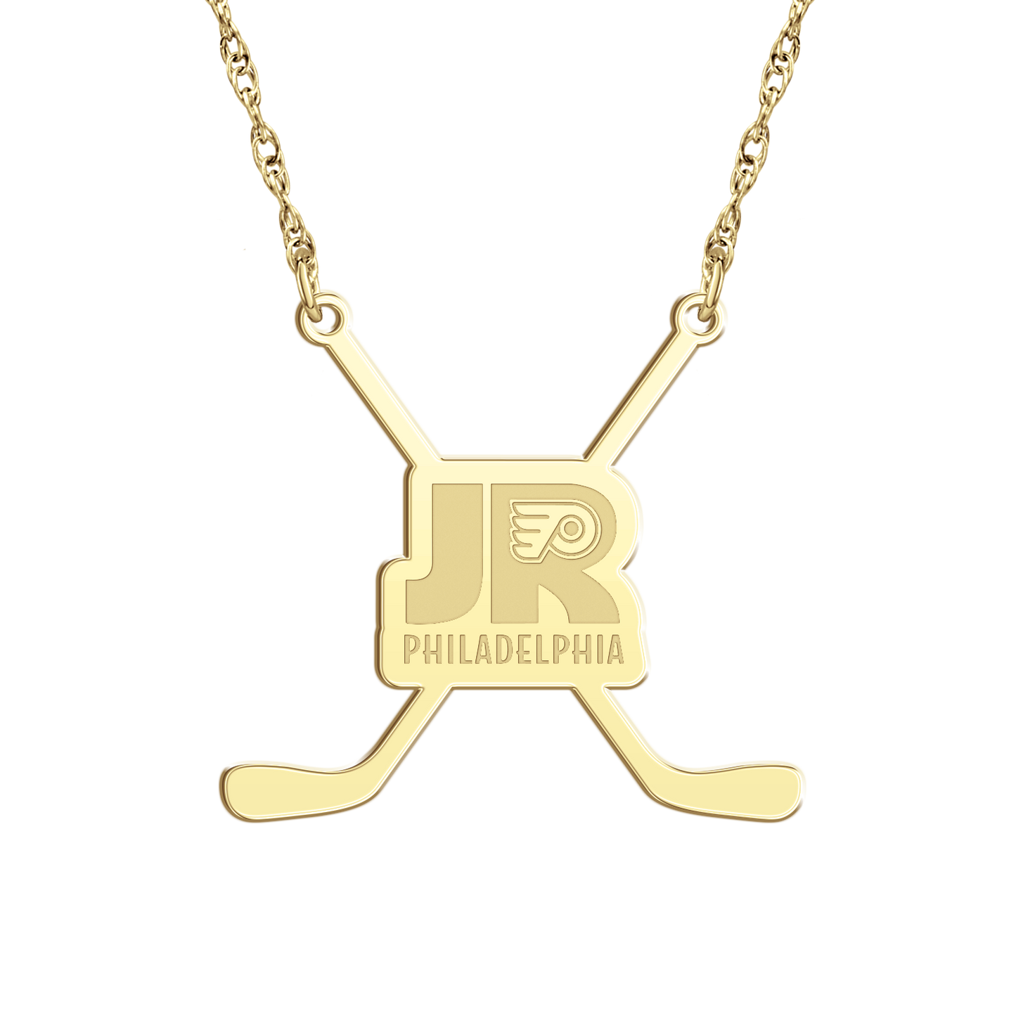 Philadelphia Jr Flyers Sticks Necklace