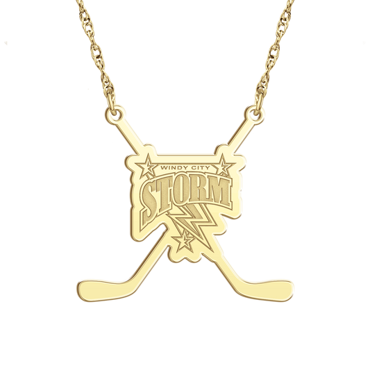 Windy City Storm Sticks Necklace