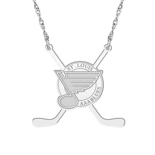 St. Louis AAA Blues Sticks Necklace