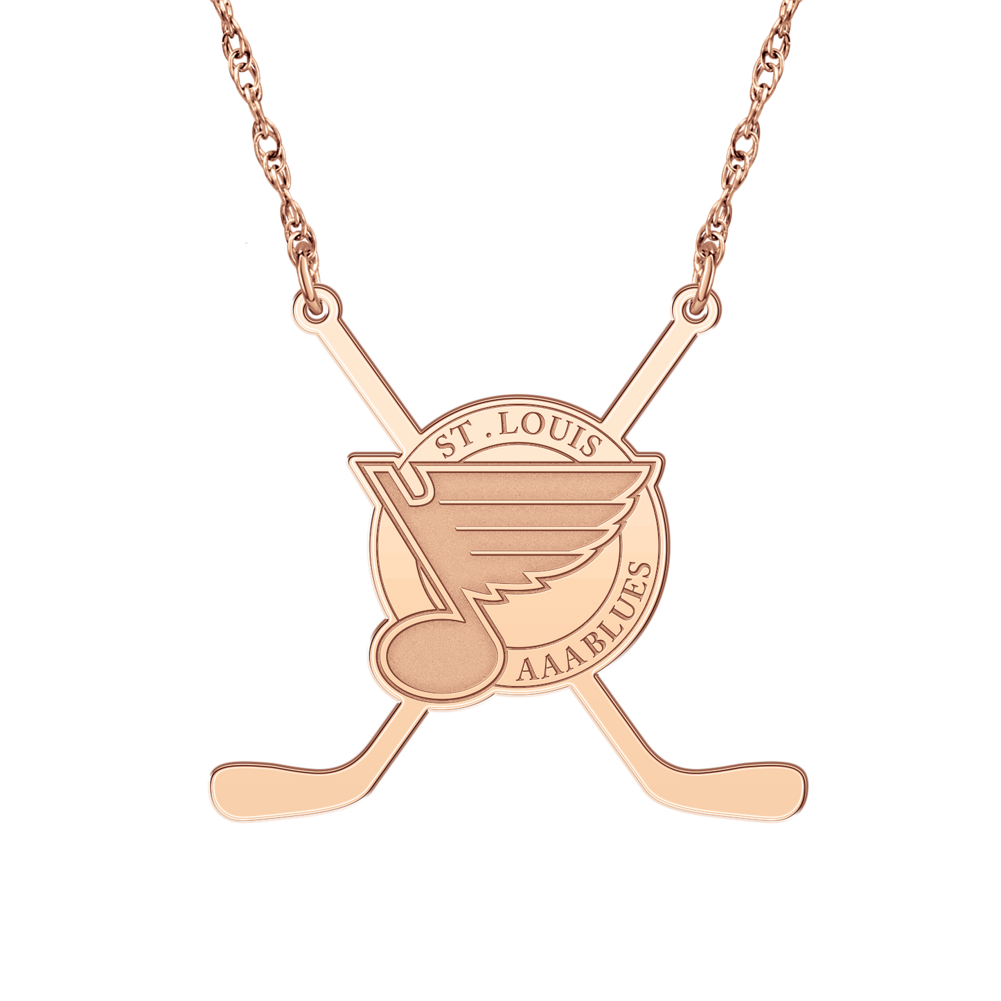 St. Louis AAA Blues Sticks Necklace