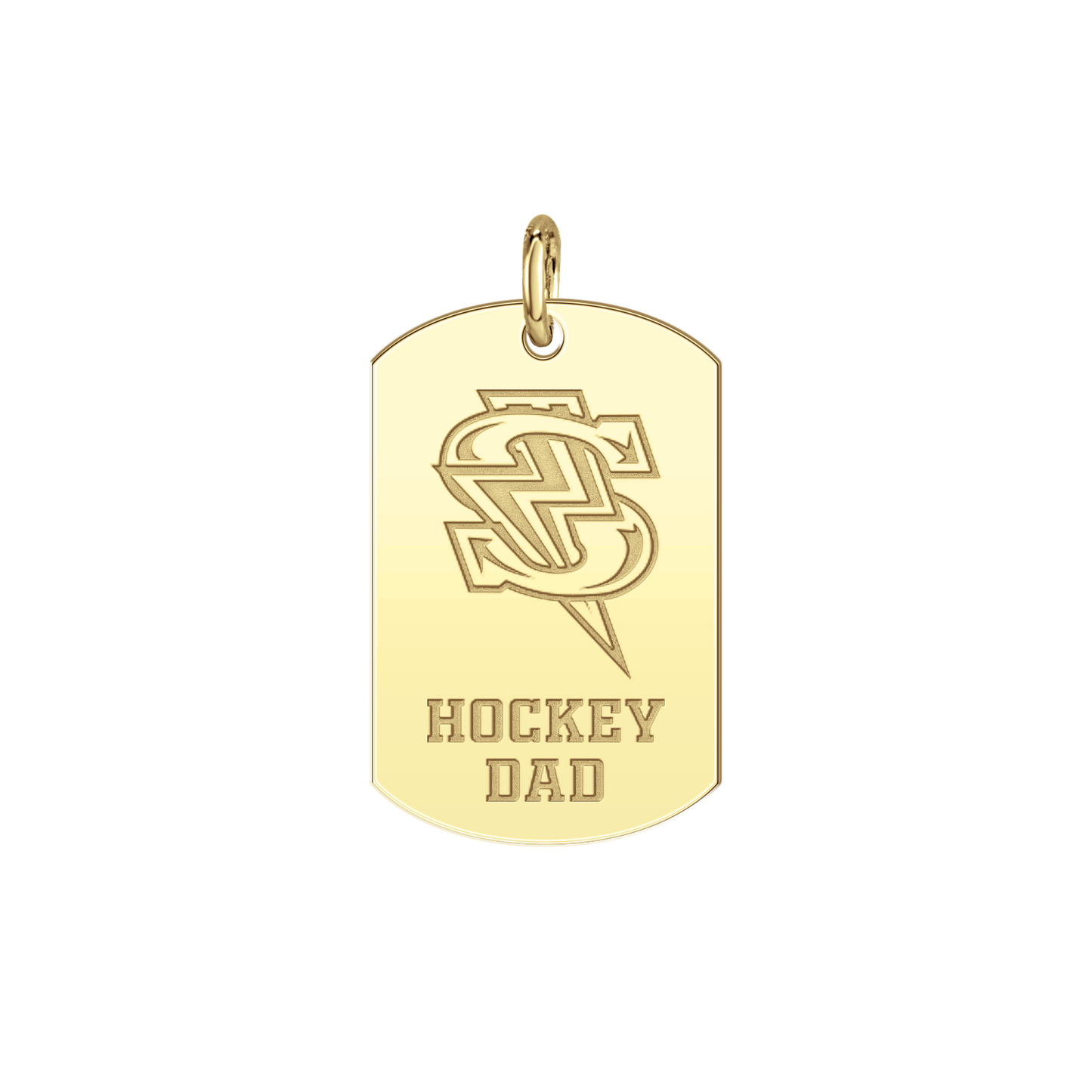 Windy City Storm Bolt Hockey Dad Tag