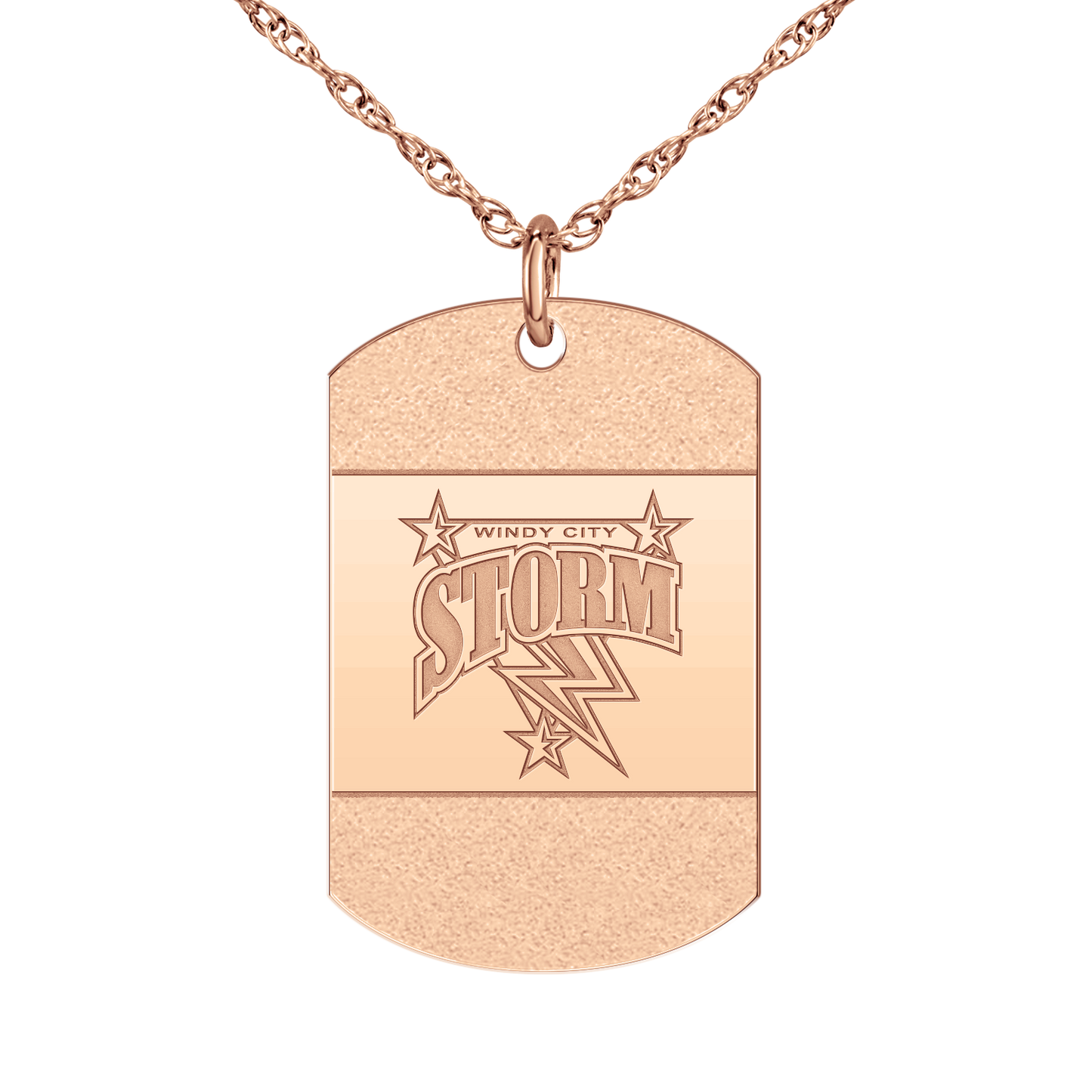 Windy City Storm Iced Tag