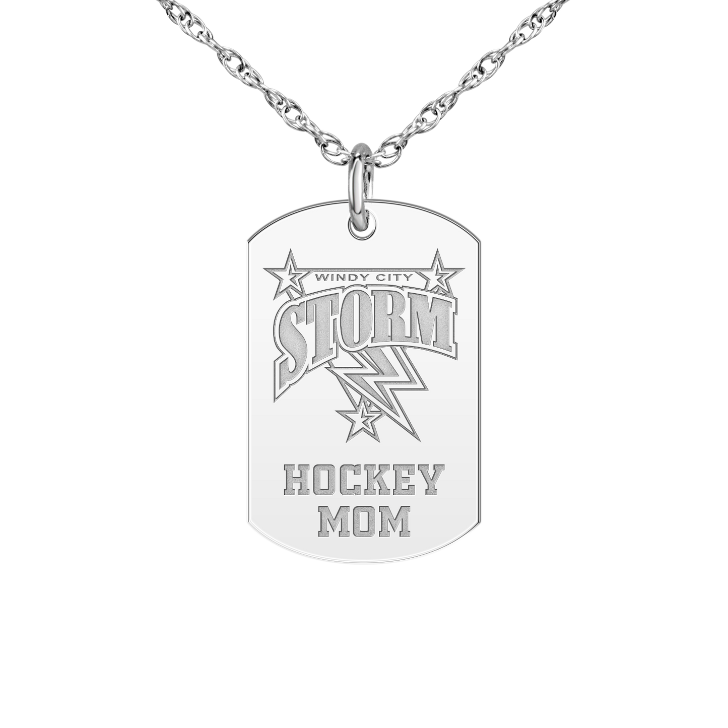 Windy City Storm Hockey Mom Tag