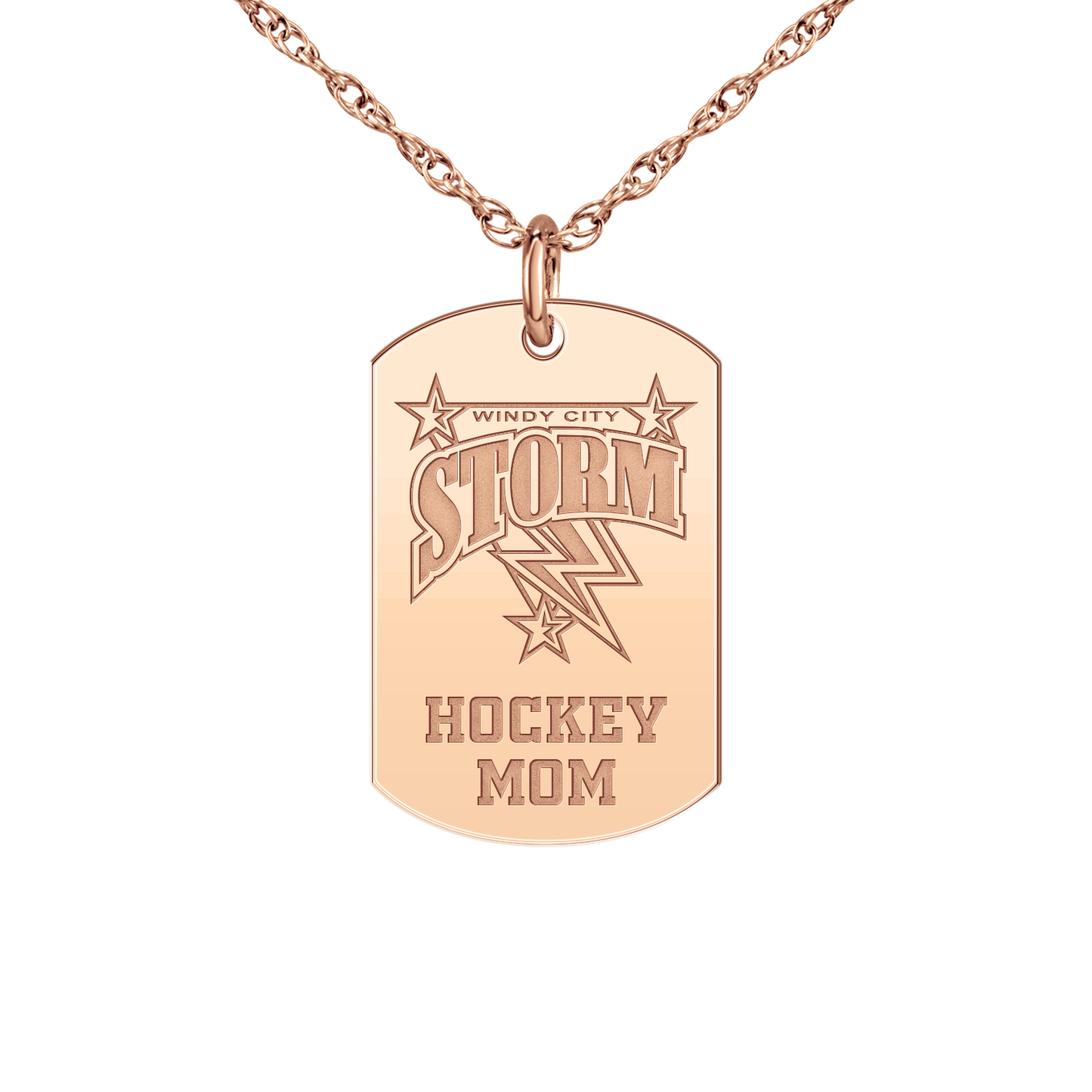 Windy City Storm Hockey Mom Tag