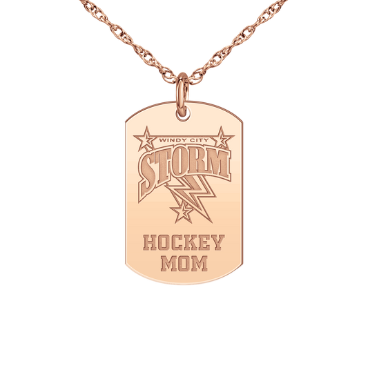 Windy City Storm Hockey Mom Tag