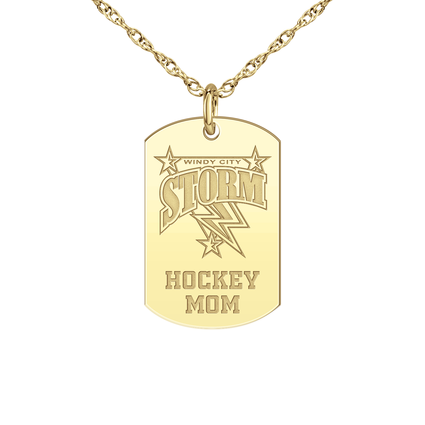 Windy City Storm Hockey Mom Tag